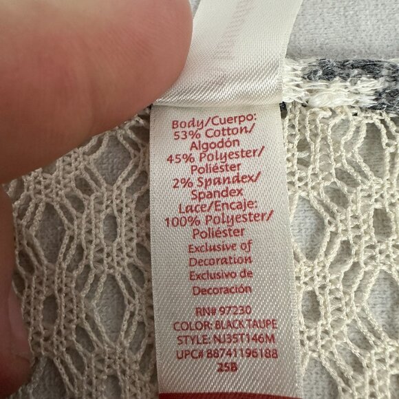 No Boundaries Womens Size XXL Tribal Print Top Cotton/Polyester Blend - Picture 4 of 5